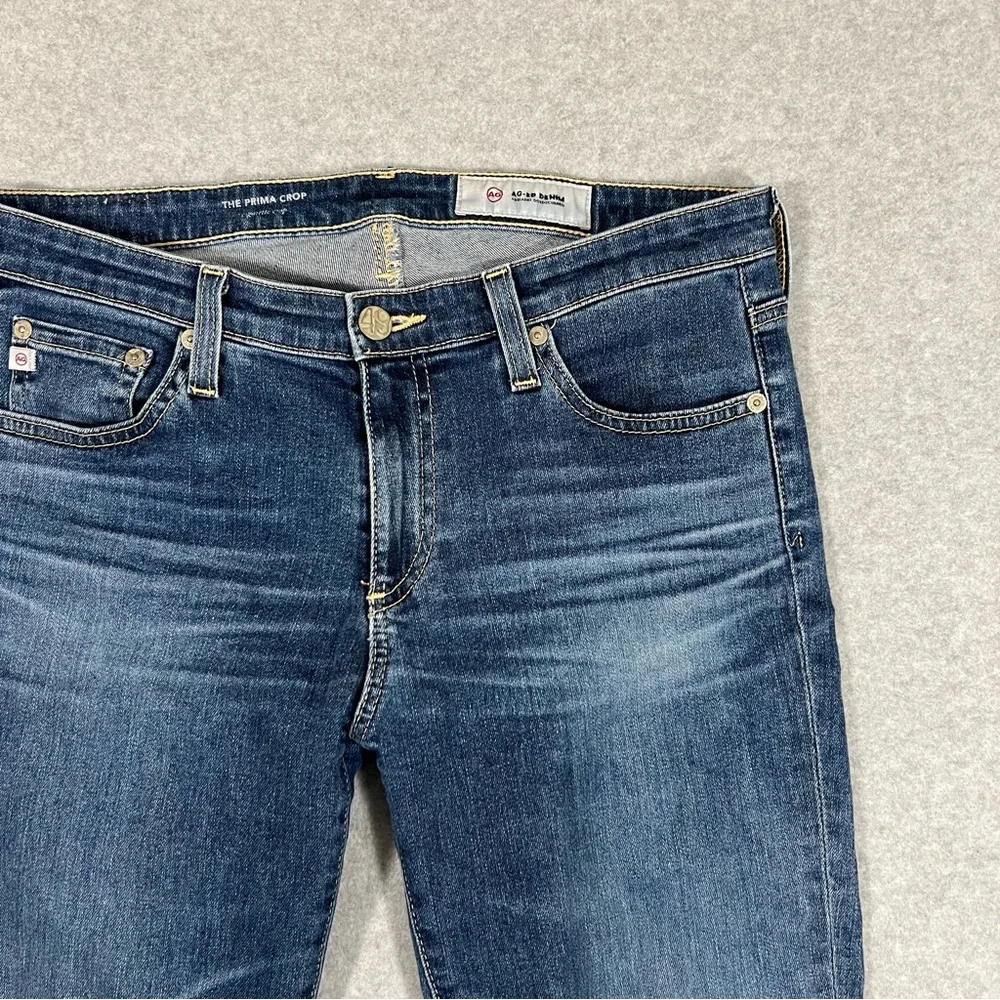 AG Adriano Goldschmied Prima Crop Jeans Womens 28 Slim Straight Stretch